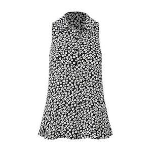 cabi blouse -- Befriend Top -- Black/White Floral - Sz L